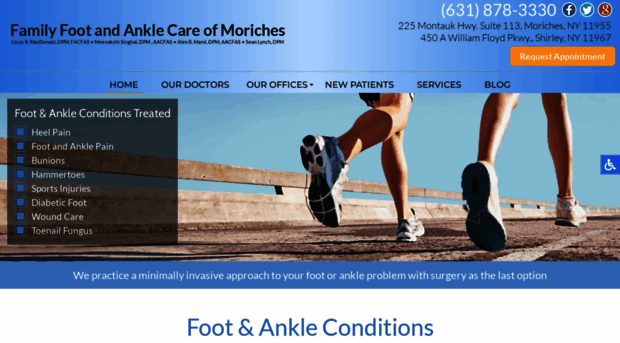 footcarecentermoriches.com