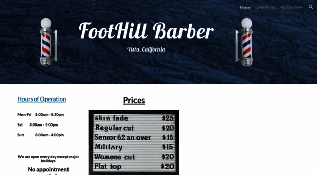 foothillbarber.com