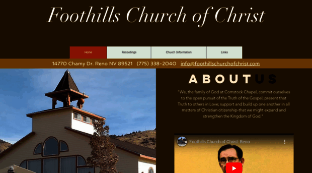 foothillschurchofchrist.com