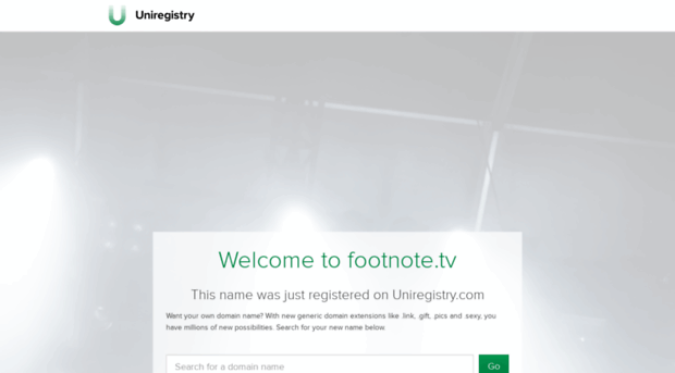 footnote.tv