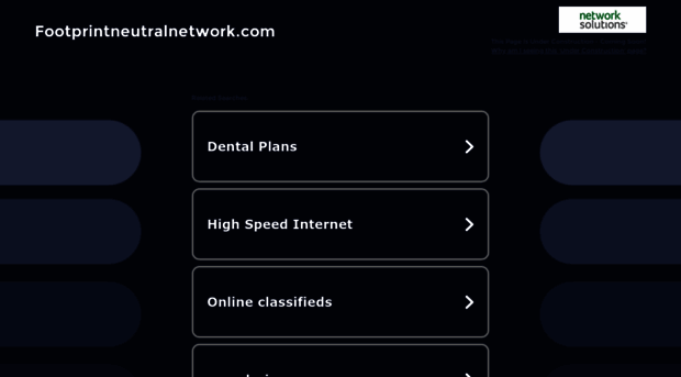 footprintneutralnetwork.com