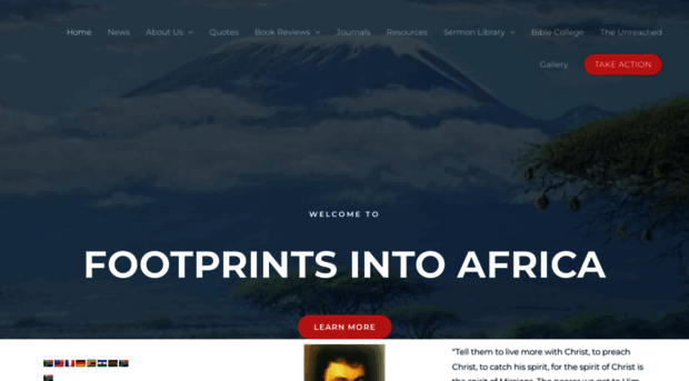 footprintsintoafrica.com