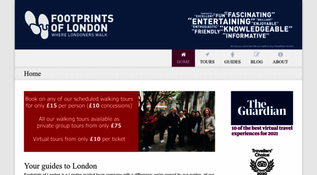 footprintsoflondon.com