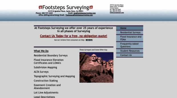 footstepssurveying.com