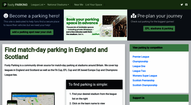 footyparking.com