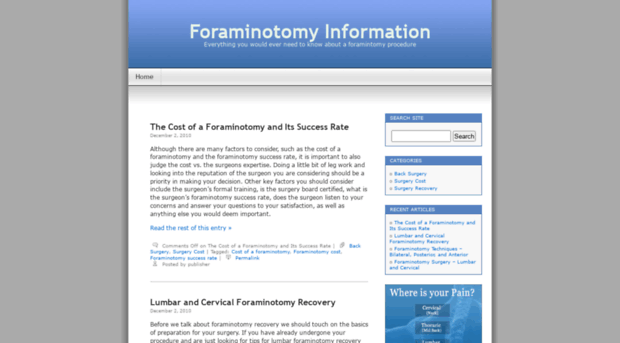 foraminotomyinfo.com