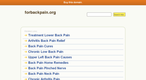 forbackpain.org