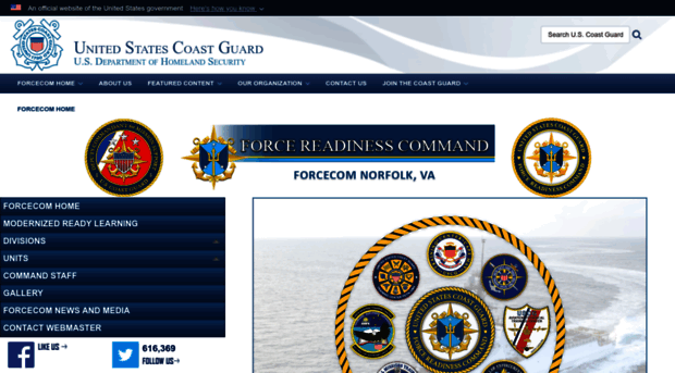 forcecom.uscg.mil