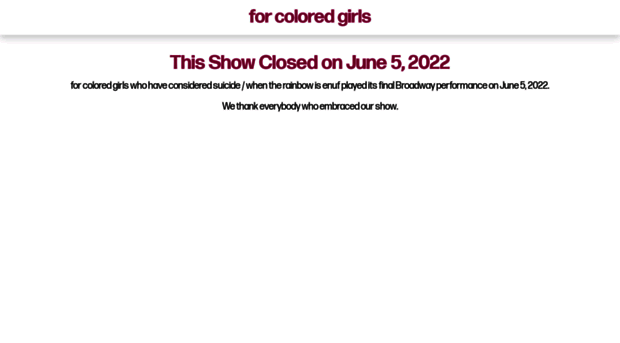 forcoloredgirlsbway.com