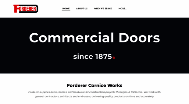 fordererdoors.com