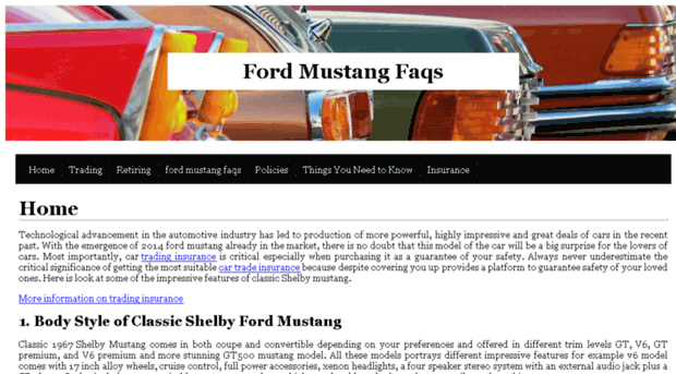 fordmustangfaqs.com