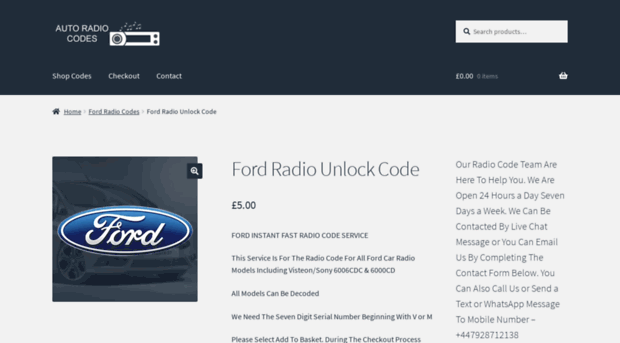 fordradiocodes.com