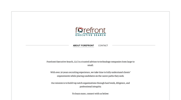 forefrontsearch.com