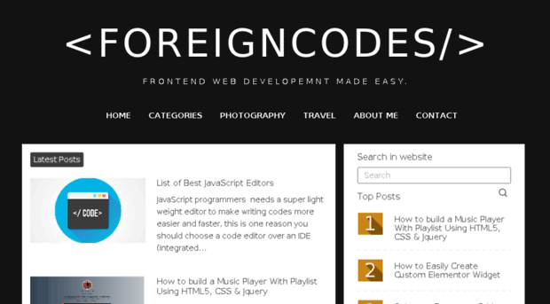foreigncodes.com