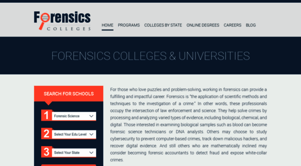 forensicscolleges.com