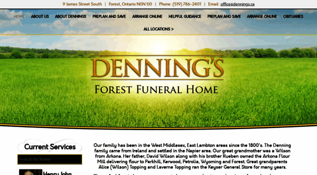 forest.denningfuneralhomes.com