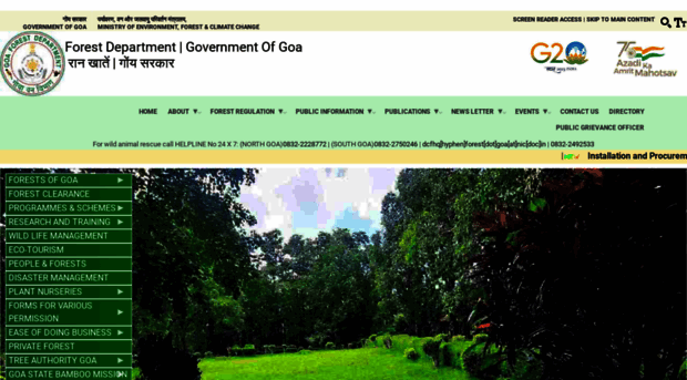 forest.goa.gov.in