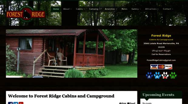 forestridgecabins.com