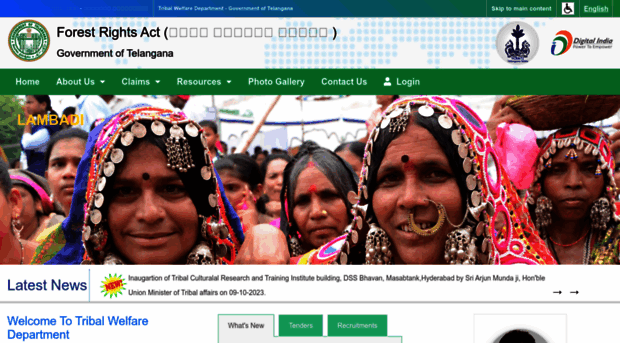forestrights.telangana.gov.in