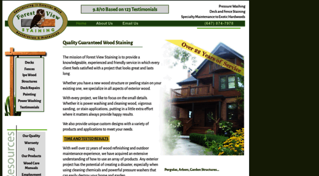 forestviewstaining.com