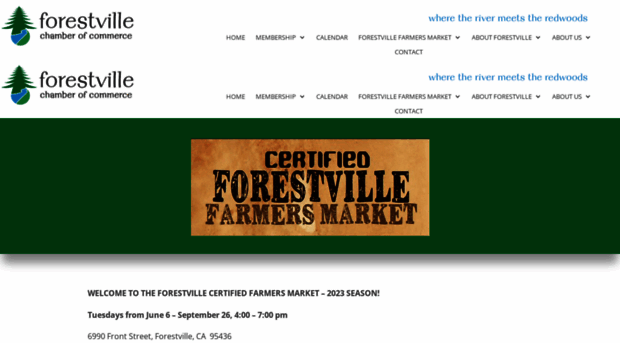 forestvillefarmersmarket.com