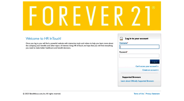 forever21.hrintouch.com