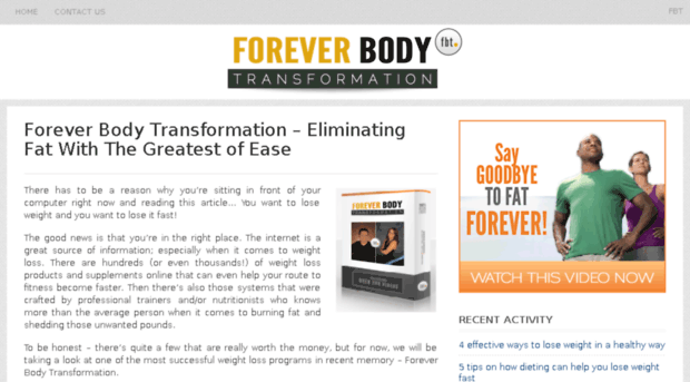 foreverbodytransformationreview.org