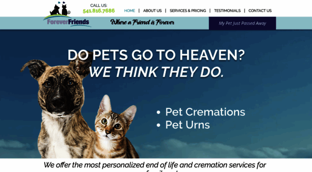 foreverfriendspetcremations.com