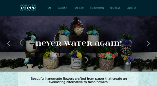 foreverpaperflowers.com
