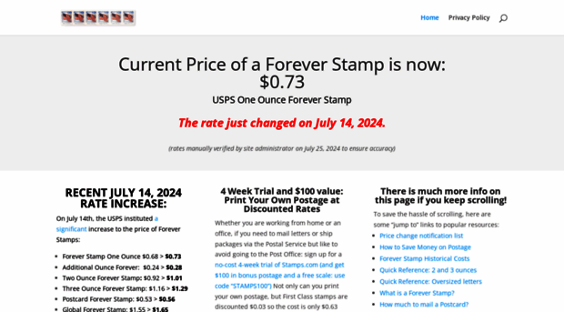 foreverstampprice.com