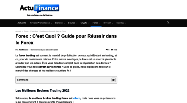 forex.actufinance.fr