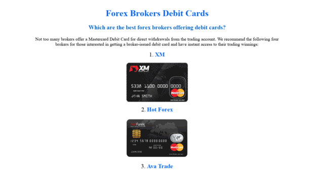 forexbrokerdebitcard.com