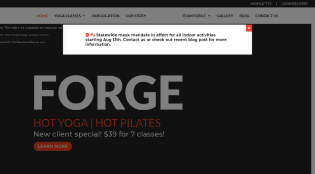 forgehotyoga.com