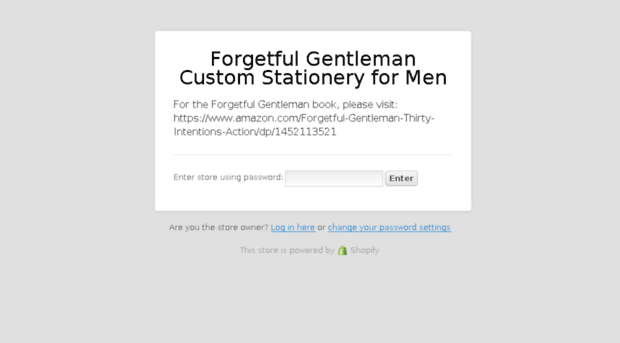 forgetfulgentleman.com