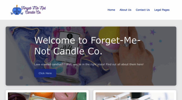 forgetmenotcandlecompany.com