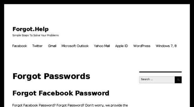 forgot.help