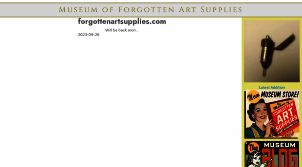 forgottenartsupplies.com