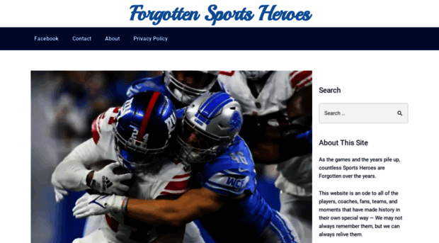 forgottensportsheroes.com