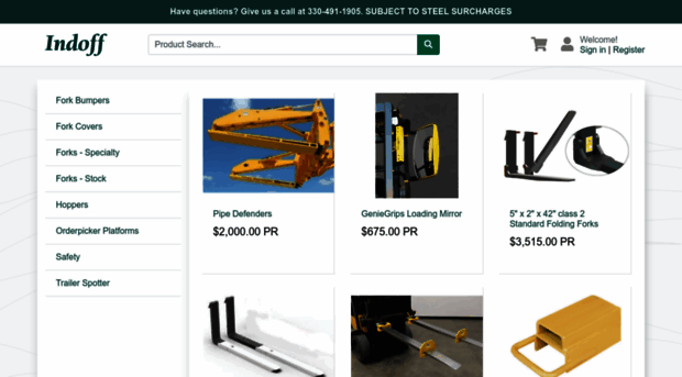 forklift-accessories.indoff.com