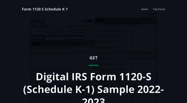 form-1120-s-schedule-k-1.com