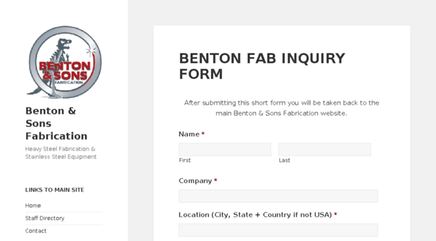 form.bentonsfabrication.com