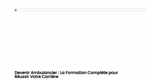 formationambulancier.fr