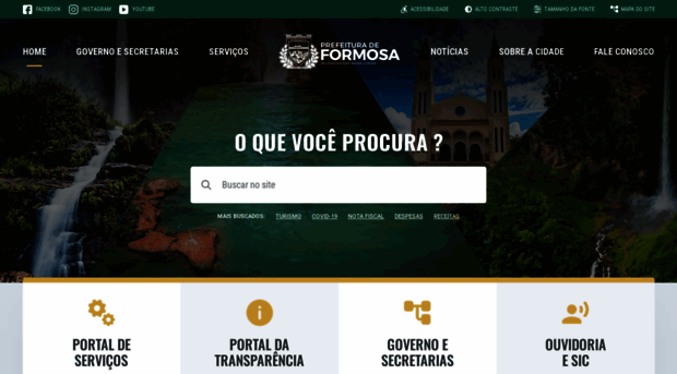 formosa.go.gov.br - Prefeitura Municipal de Formos... - Formosa GO