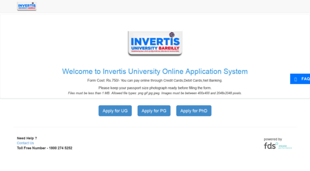 forms.invertisuniversity.ac.in