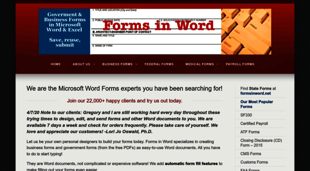 formsinword.com