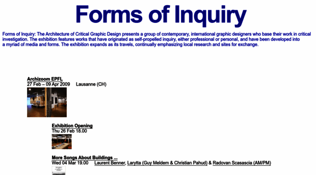 formsofinquiry.com