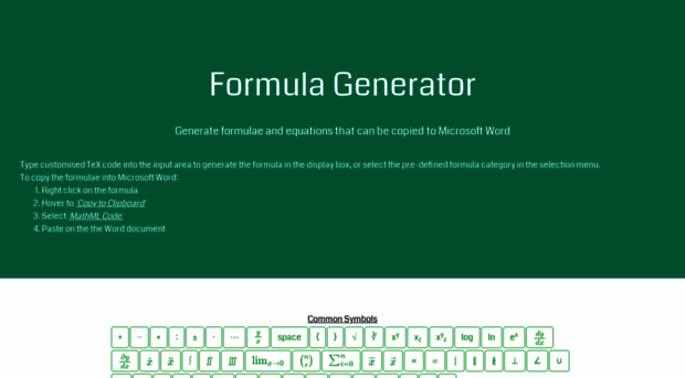 formula-generator.com