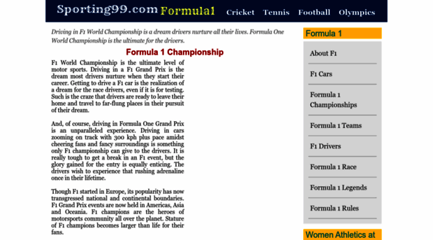 formula1.sporting99.com