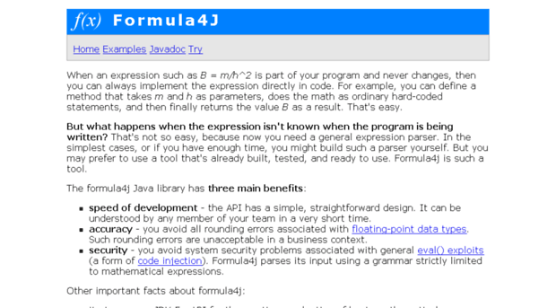 formula4j.com