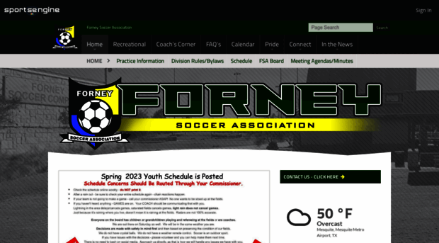 forneysoccer.org